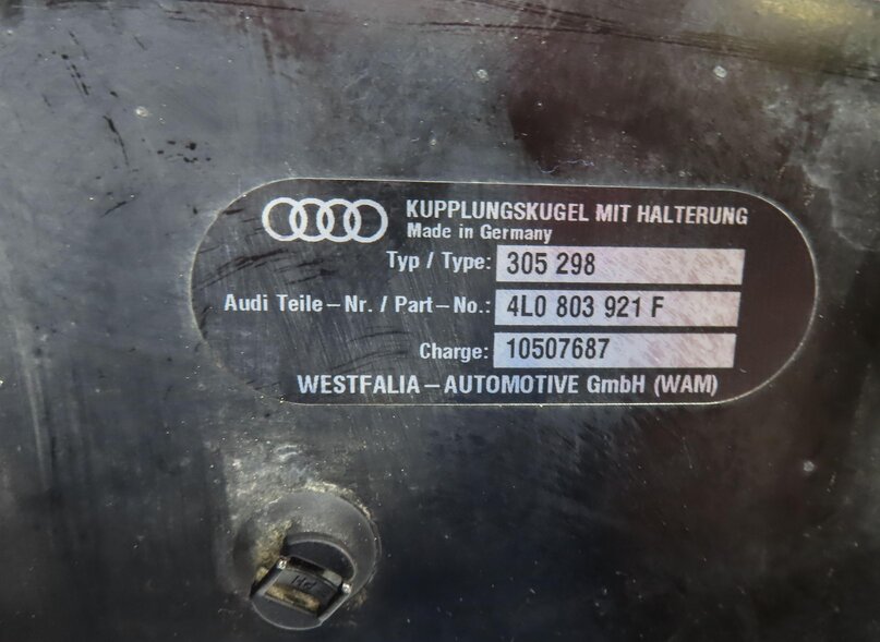 Thumbnail 7: 2007-2015 AUDI Q7 (4L) REAR BUMPER TOWING TOW TRAILER HITCH RECEIVER