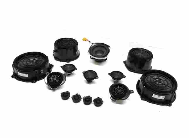 2011 AUDI Q7 (4L) RADIO STEREO WOOFER MIDRANGE TWEETER BOSE SPEAKER SET 14