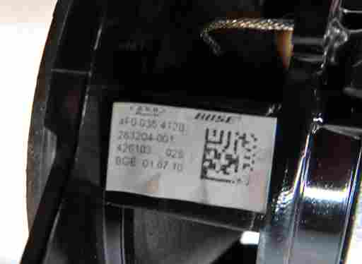 Thumbnail 11: 2011 AUDI Q7 (4L) RADIO STEREO WOOFER MIDRANGE TWEETER BOSE SPEAKER SET 14