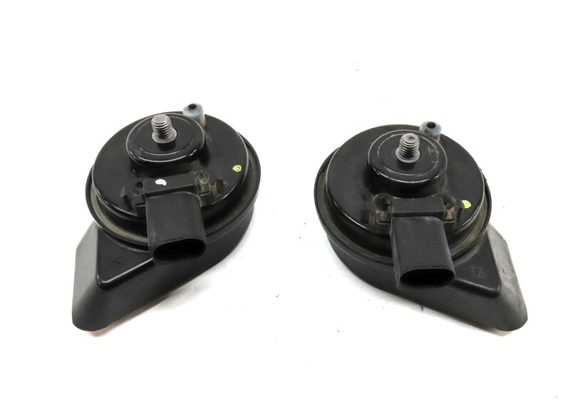 Thumbnail 4: 2007-2015 AUDI Q7 R8 (4L 4S) HIGH & LOW TONE HORN SET-2