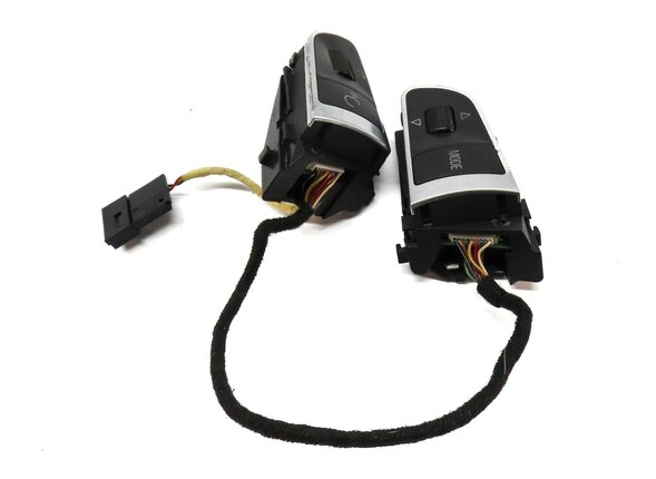 Thumbnail 4: 2011 AUDI Q7 (4L) DRIVER STEERING WHEEL LEFT & RIGHT SWITCH BUTTON SET 2 (BLACK)