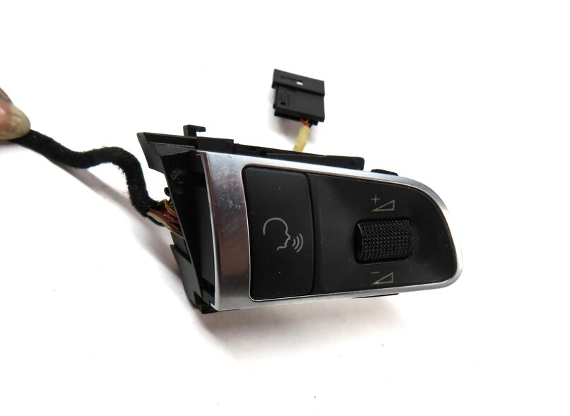 Thumbnail 5: 2011 AUDI Q7 (4L) DRIVER STEERING WHEEL LEFT & RIGHT SWITCH BUTTON SET 2 (BLACK)