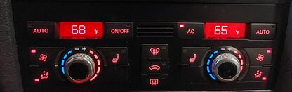 Thumbnail 2: 2011 AUDI Q7 (4L) FRONT HVAC A/C HEATER SEAT CLIMATE CONTROL PANEL 4L0820043AE