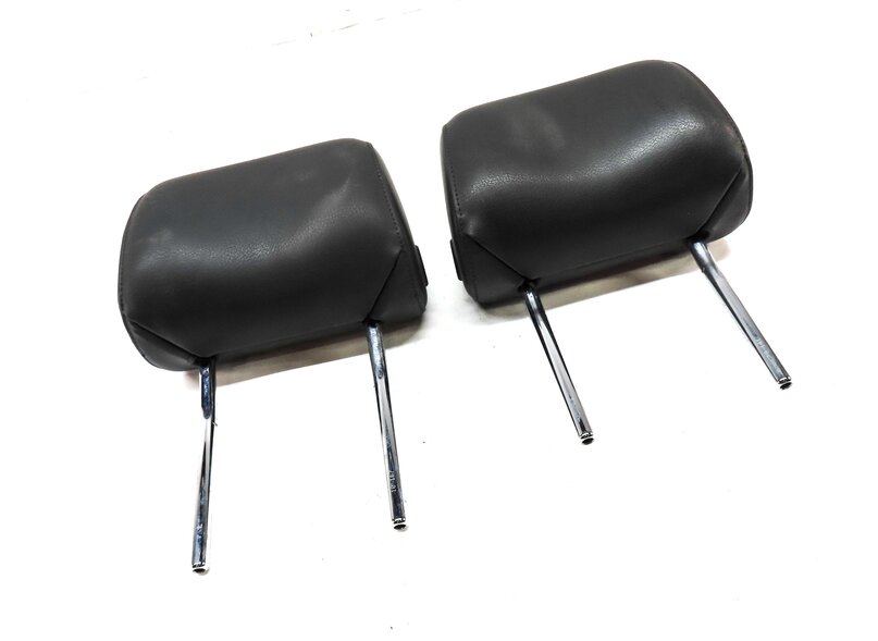 Thumbnail 3: 08-13 AUDI A3 A6 Q7 S6 (8P C6 4L) FRONT LEFT & RIGHT SEAT HEADREST SET (BLACK)