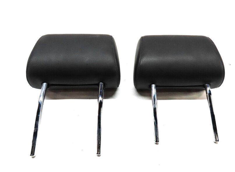 Thumbnail 6: 08-13 AUDI A3 A6 Q7 S6 (8P C6 4L) FRONT LEFT & RIGHT SEAT HEADREST SET (BLACK)