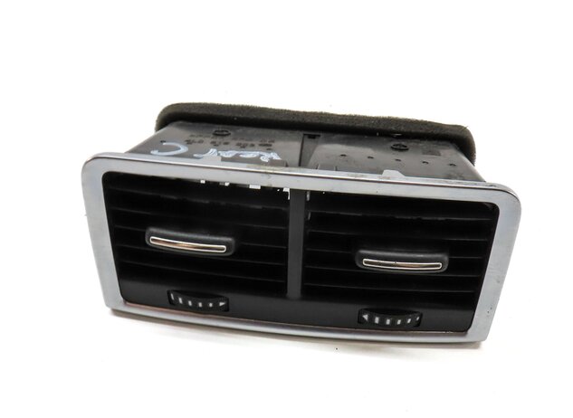 2011 AUDI Q7 (4L) REAR CENTER CONSOLE A/C HEATER AIR VENT (BLACK & SILVER)