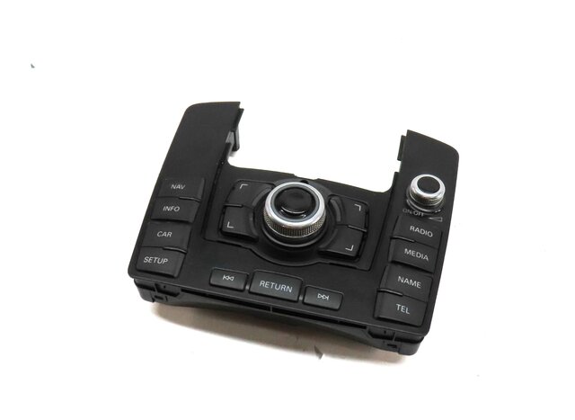 2010-2011 AUDI Q7 (4L) CENTER CONSOLE RADIO MMI NAVIGATION CONTROL SWITCH PANEL