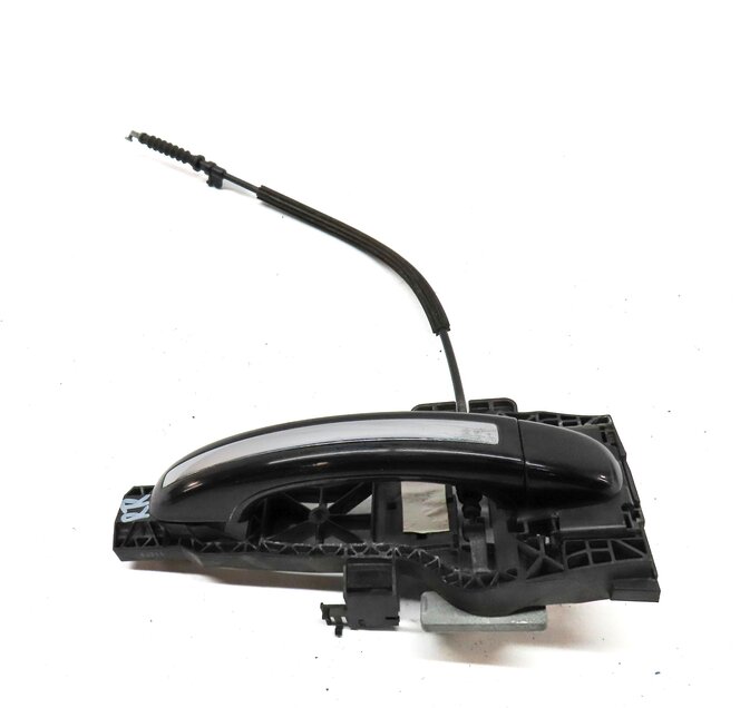 Thumbnail 2: 2007-2015 AUDI Q7 (4L) RIGHT SIDE REAR EXTERIOR DOOR HANDLE (ORCA BLACK)