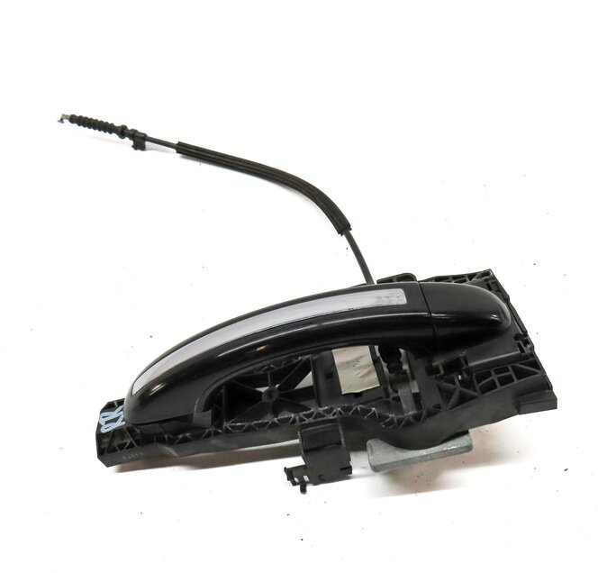 Thumbnail 3: 2007-2015 AUDI Q7 (4L) RIGHT SIDE REAR EXTERIOR DOOR HANDLE (ORCA BLACK)