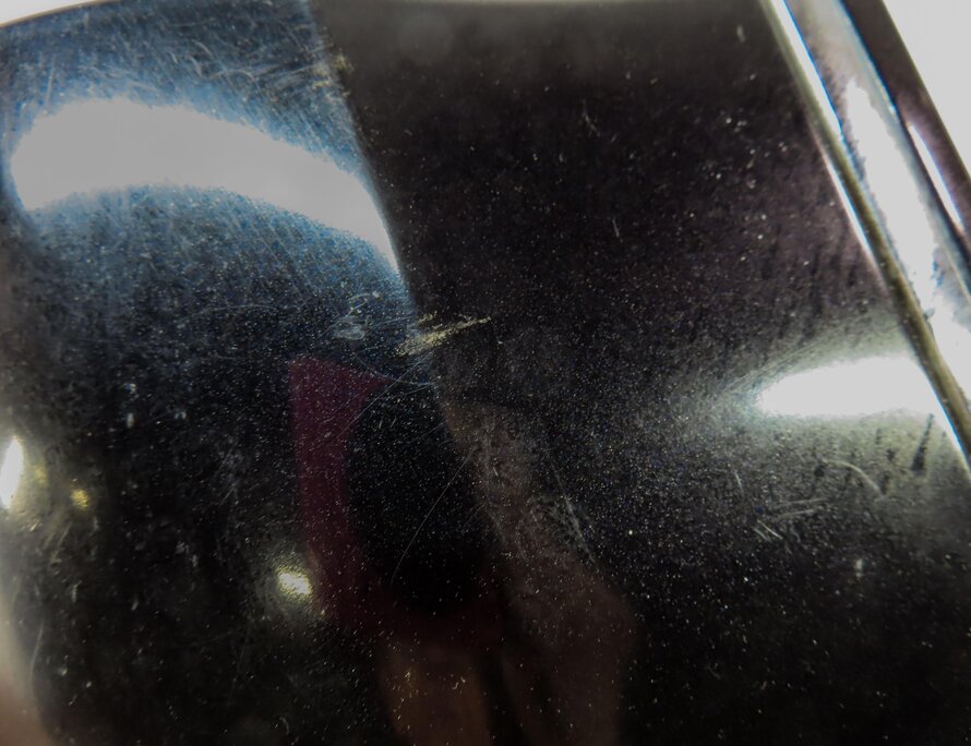 Thumbnail 8: 2011 AUDI Q7 (4L) FRONT RIGHT PASSENGER CORNER FENDER MOULDING TRIM (ORCA BLACK)