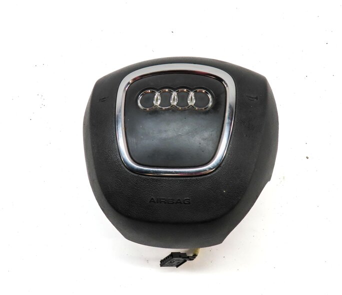 Thumbnail 2: 2011-2015 AUDI Q7 (4L) LEFT DRIVER STEERING WHEEL SRS AIRBAG AIR BAG (BLACK)