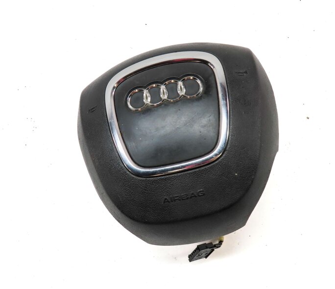 Thumbnail 3: 2011-2015 AUDI Q7 (4L) LEFT DRIVER STEERING WHEEL SRS AIRBAG AIR BAG (BLACK)