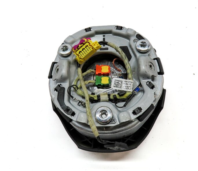 Thumbnail 5: 2011-2015 AUDI Q7 (4L) LEFT DRIVER STEERING WHEEL SRS AIRBAG AIR BAG (BLACK)
