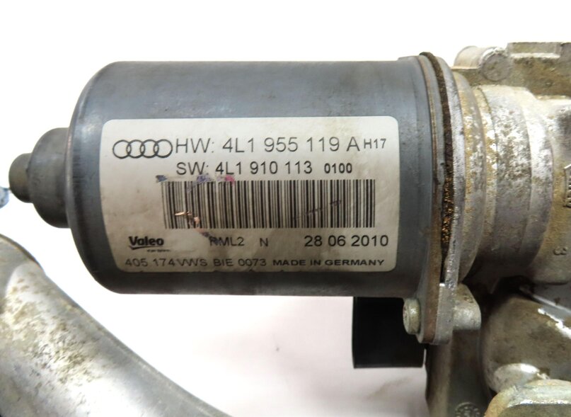 Thumbnail 7: 2007-2015 AUDI Q7 (4L) FRONT WINDSHIELD WIPER MOTOR w/ LINKAGE
