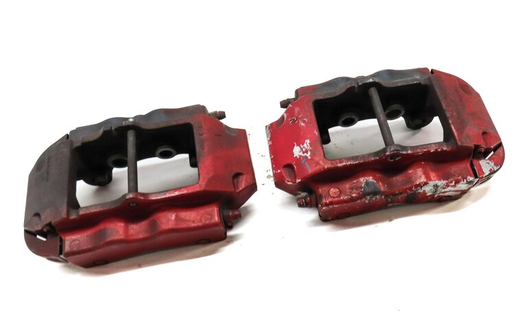 Thumbnail 3: 04-15 VW TOUAREG AUDI Q7 (4L) REAR LEFT & RIGHT DISC BRAKE CALIPER SET-2 BREMBO