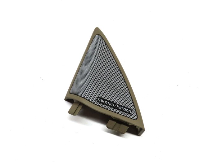 2011 E350 COUPE (W207 C207) LEFT DOOR TWEETER SPEAKER COVER HARMAN KARDON BEIGE