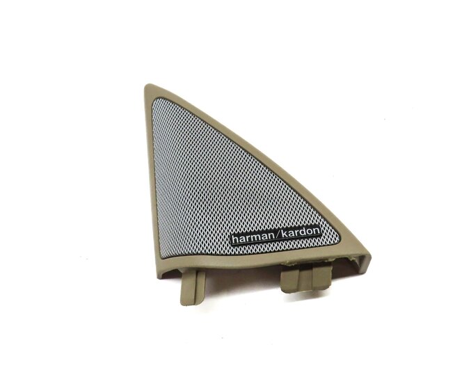 Thumbnail 3: 2011 E350 COUPE (W207 C207) LEFT DOOR TWEETER SPEAKER COVER HARMAN KARDON BEIGE