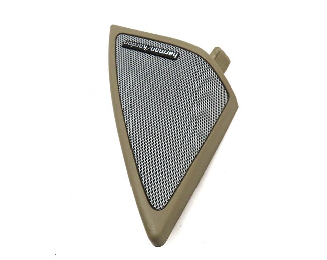 Thumbnail 4: 2011 E350 COUPE (W207 C207) LEFT DOOR TWEETER SPEAKER COVER HARMAN KARDON BEIGE