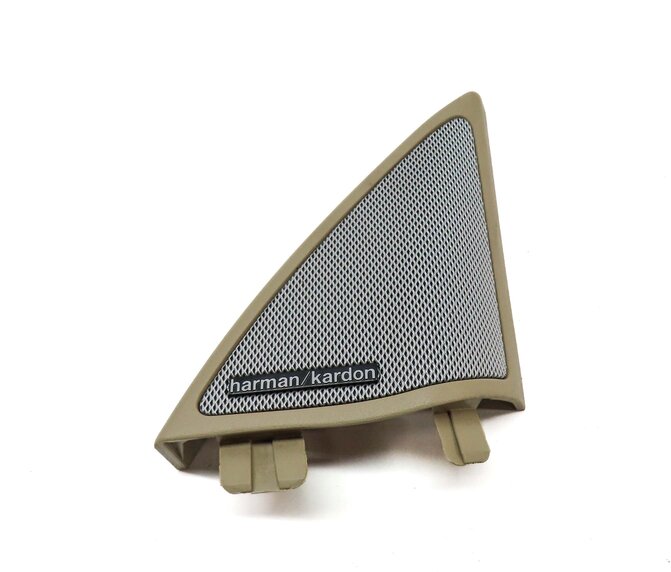 Thumbnail 2: 2011 E350 COUPE (C207) RIGHT DOOR TWEETER SPEAKER COVER HARMAN KARDON (BEIGE)