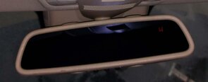 Thumbnail 2: 2011 MERCEDES E350 COUPE (C207) REARVIEW MIRROR AUTODIM COMPASS HOMELINK (BEIGE)