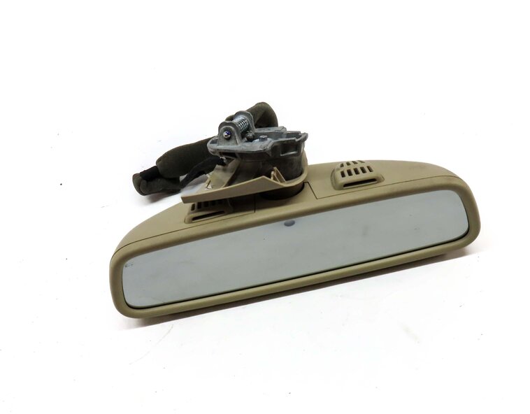 Thumbnail 3: 2011 MERCEDES E350 COUPE (C207) REARVIEW MIRROR AUTODIM COMPASS HOMELINK (BEIGE)