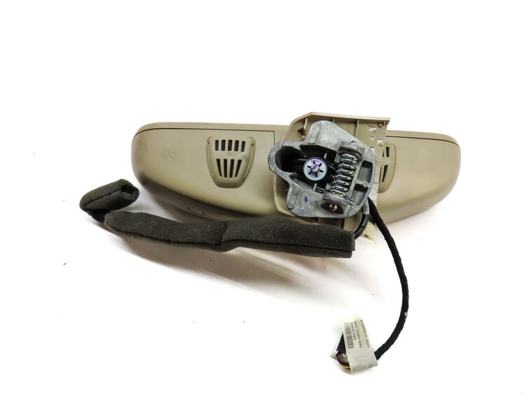 Thumbnail 4: 2011 MERCEDES E350 COUPE (C207) REARVIEW MIRROR AUTODIM COMPASS HOMELINK (BEIGE)