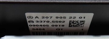 Thumbnail 8: 10-12 MERCEDES BENZ E350 E550 E63 (W212) - RADIO STEREO GPS NAVIGATION CD PLAYER