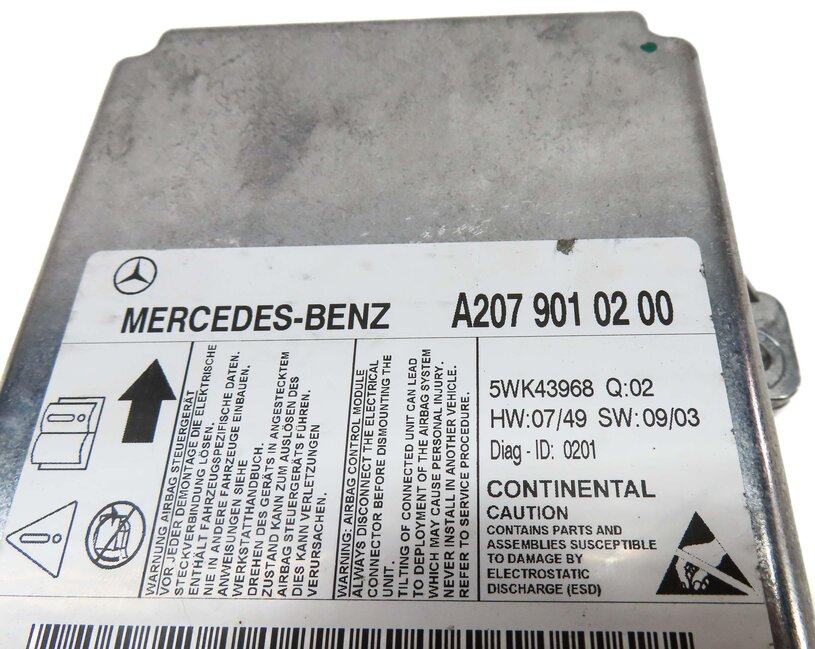 Thumbnail 4: 2010-2013 MERCEDES BENZ E350 E550 (C207) COUPE - SRS BAG CONTROL MODULE