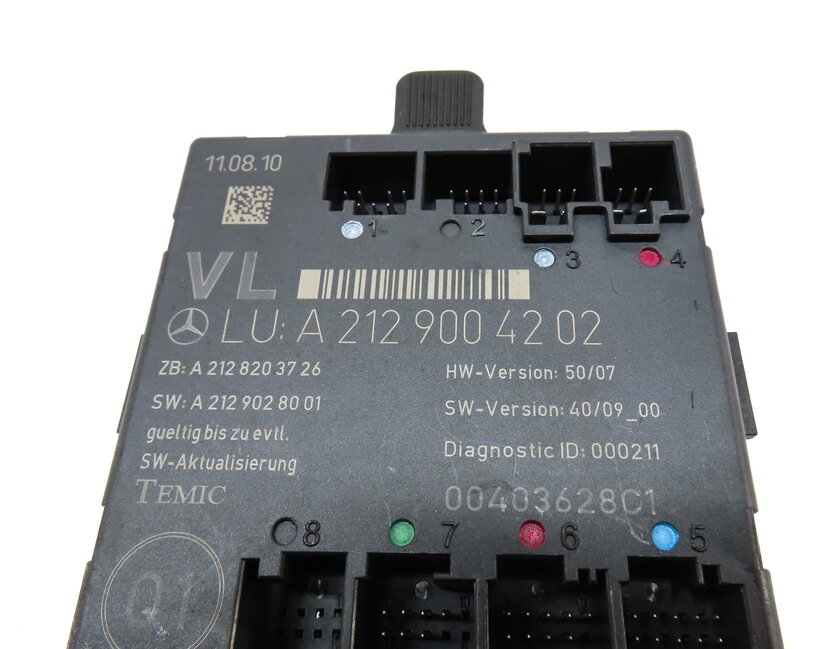 Thumbnail 4: 09-12 MERCEDES E C GLK (W204 W207 W212) FRONT LEFT DRIVER DOOR CONTROL MODULE