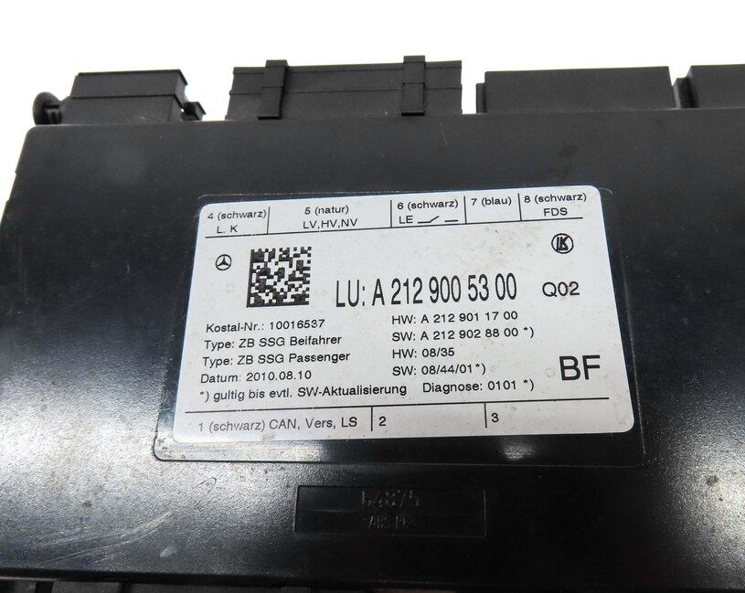 Thumbnail 4: 2011 MERCEDES E350 COUPE (C207) FRONT RIGHT SEAT CONTROL MODULE 2129005300