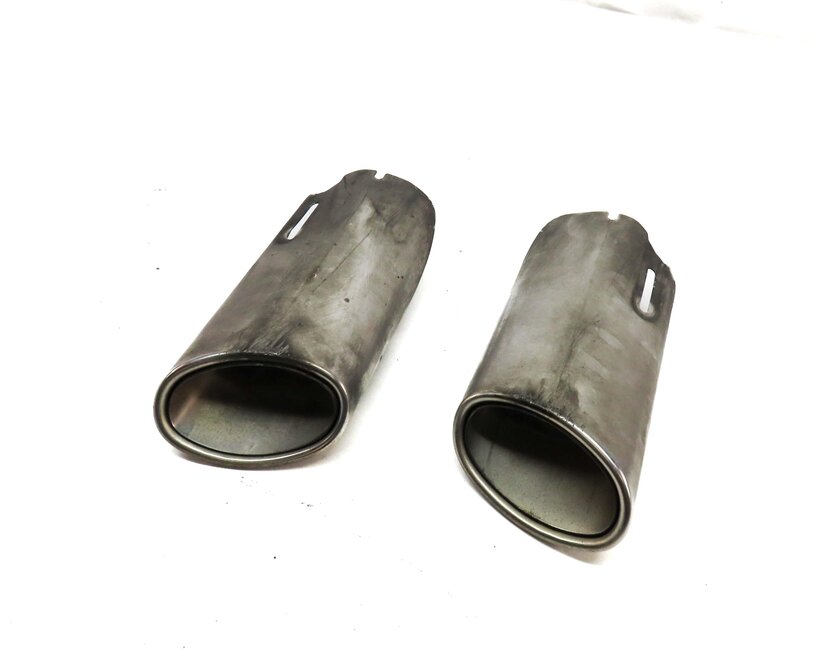 2011 MERCEDES E350 COUPE (C207) 3.5L M272 LEFT & RIGHT EXHAUST MUFFLER TIP SET 2