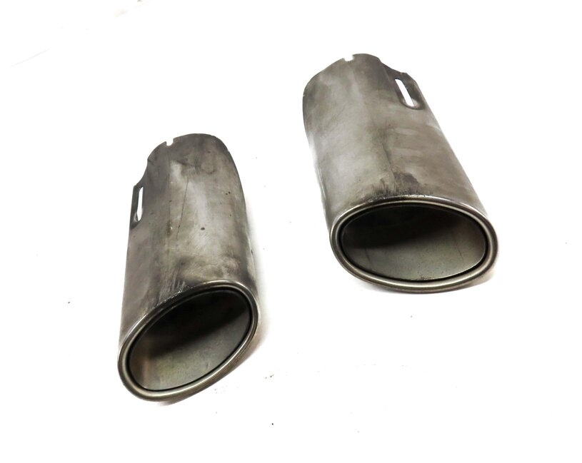 Thumbnail 3: 2011 MERCEDES E350 COUPE (C207) 3.5L M272 LEFT & RIGHT EXHAUST MUFFLER TIP SET 2