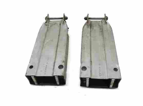 Thumbnail 2: 10-13 E CLASS COUPE CONV W207 FRONT LEFT RIGHT BUMPER REINFORCEMENT BRACKET SET2