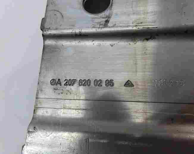 Thumbnail 9: 10-13 E CLASS COUPE CONV W207 FRONT LEFT RIGHT BUMPER REINFORCEMENT BRACKET SET2
