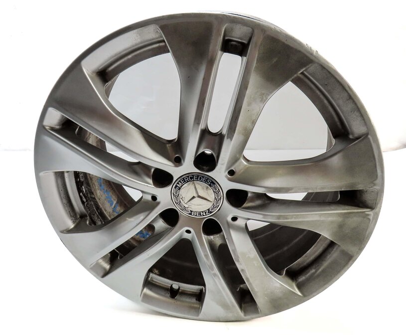 Thumbnail 2: 10-11 E COUPE CONVERTIBLE W207 17x7.5 17x8.5 10 SPOKE FRONT REAR WHEEL RIM SET 4