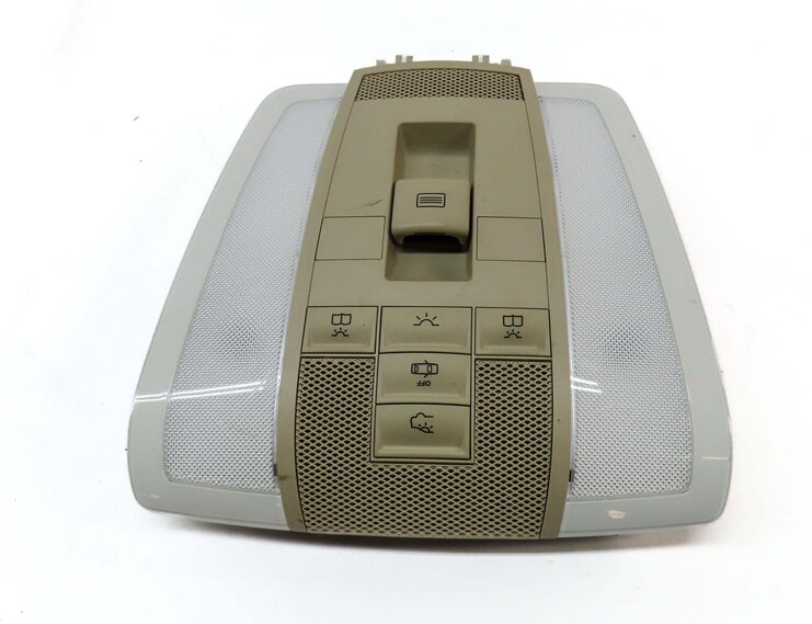 Thumbnail 4: 2011 MERCEDES E350 COUPE (C207) FRONT CENTER ROOF PRIMARY DOMELIGHT (BEIGE)
