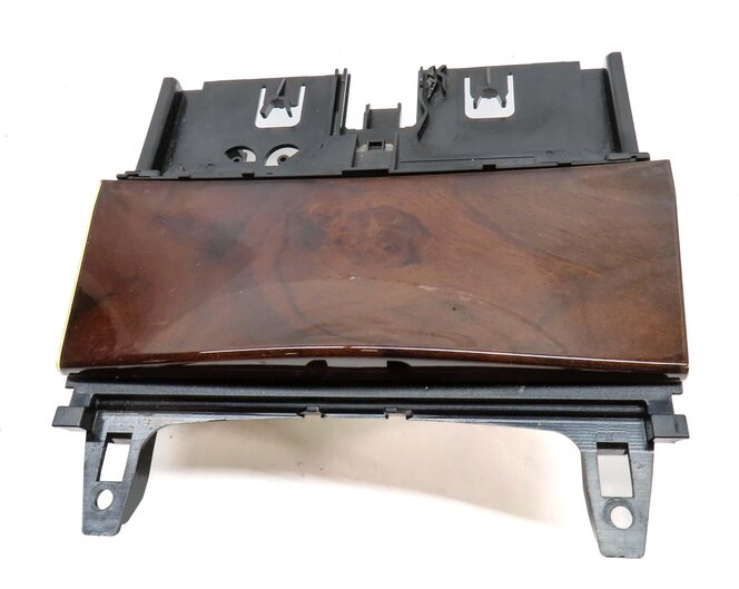 Thumbnail 4: 2011 MERCEDES E350 COUPE (C207) CENTER CONSOLE ASHTRAY w/ 12V SOCKET WALNUT WOOD