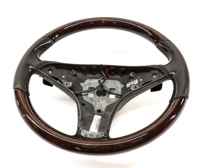 Thumbnail 4: 2011 MERCEDES E350 COUPE (C207) LEFT DRIVER STEERING WHEEL BROWN & WALNUT WOOD