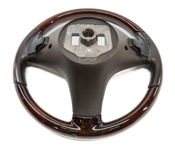 Thumbnail 5: 2011 MERCEDES E350 COUPE (C207) LEFT DRIVER STEERING WHEEL BROWN & WALNUT WOOD