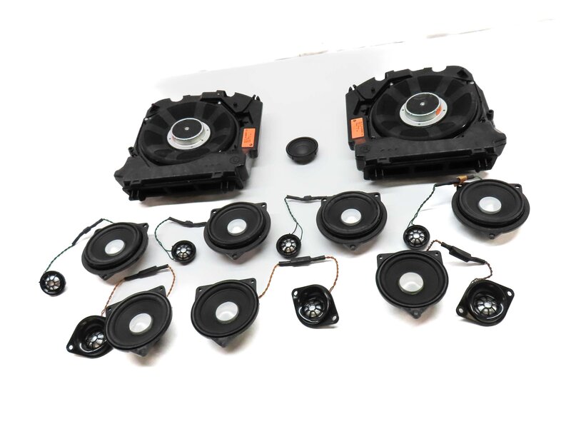 Thumbnail 2: 2011 BMW 535i SEDAN (F10) WOOFER MIDRANGE TWEETER HARMAN KARDON SPEAKER SET 10