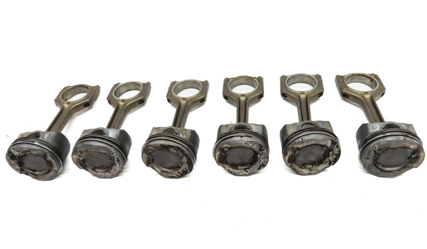 Thumbnail 2: BMW 1/3/5/6/7/X1/X3/X5/X6 3.0L N55 TURBO ENGINE - PISTON w/ CONNECTING ROD SET/6