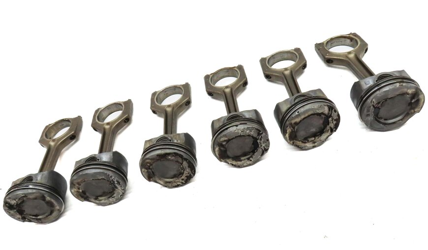 Thumbnail 3: BMW 1/3/5/6/7/X1/X3/X5/X6 3.0L N55 TURBO ENGINE - PISTON w/ CONNECTING ROD SET/6