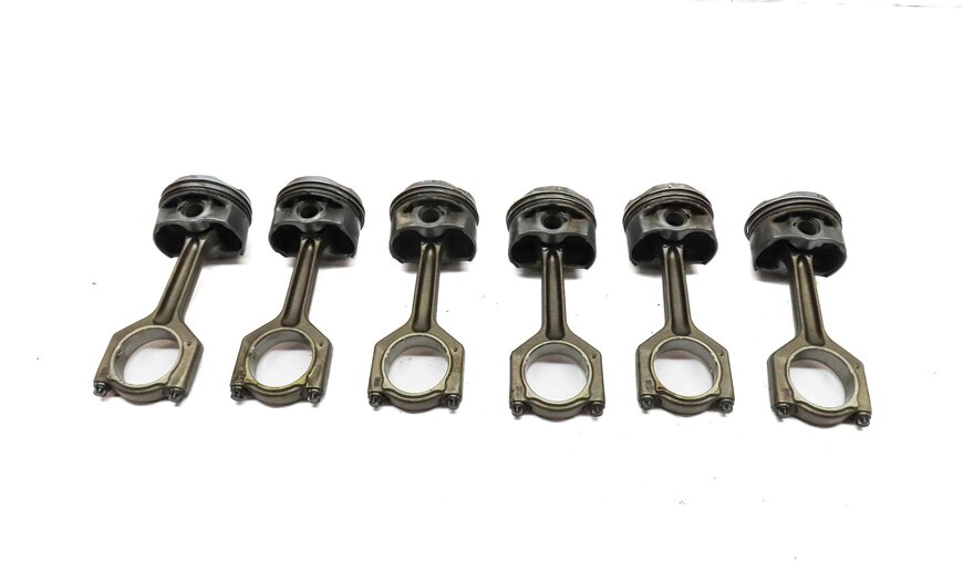 Thumbnail 4: BMW 1/3/5/6/7/X1/X3/X5/X6 3.0L N55 TURBO ENGINE - PISTON w/ CONNECTING ROD SET/6