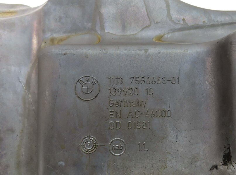 Thumbnail 7: 10-19 BMW 535i 535iGT 640i 740i F01 F06 F07 F10 RWD 3.0L N54 N55 ENGINE OIL PAN