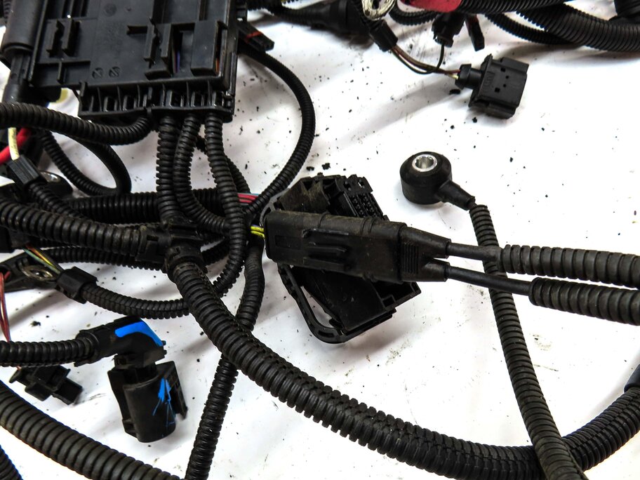 Thumbnail 11: 2011 BMW 535i SEDAN (F10) 3.0L TURBO N55 ENGINE WIRE WIRING HARNESS 7605076