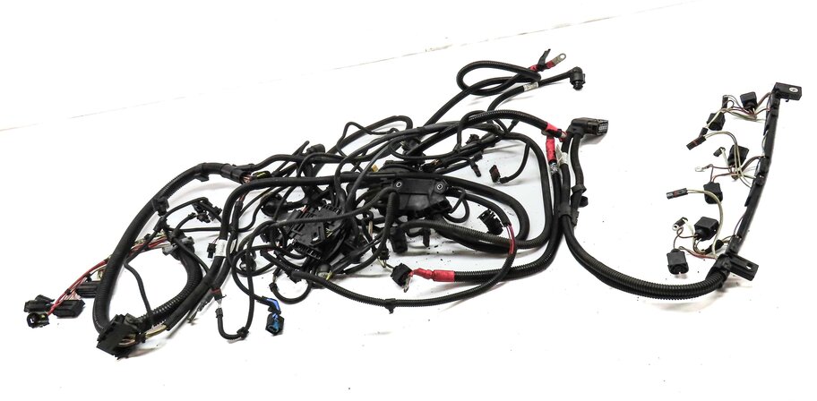Thumbnail 2: 2011 BMW 535i SEDAN (F10) 3.0L TURBO N55 ENGINE WIRE WIRING HARNESS 7605076
