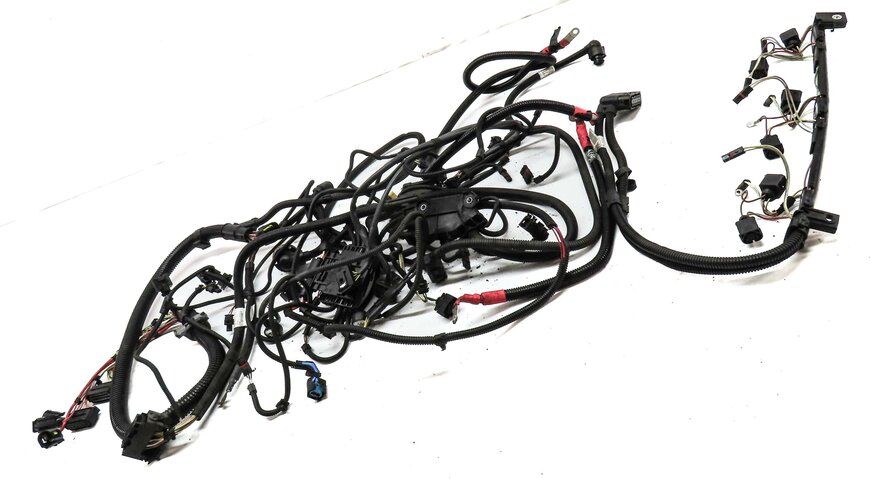 Thumbnail 3: 2011 BMW 535i SEDAN (F10) 3.0L TURBO N55 ENGINE WIRE WIRING HARNESS 7605076