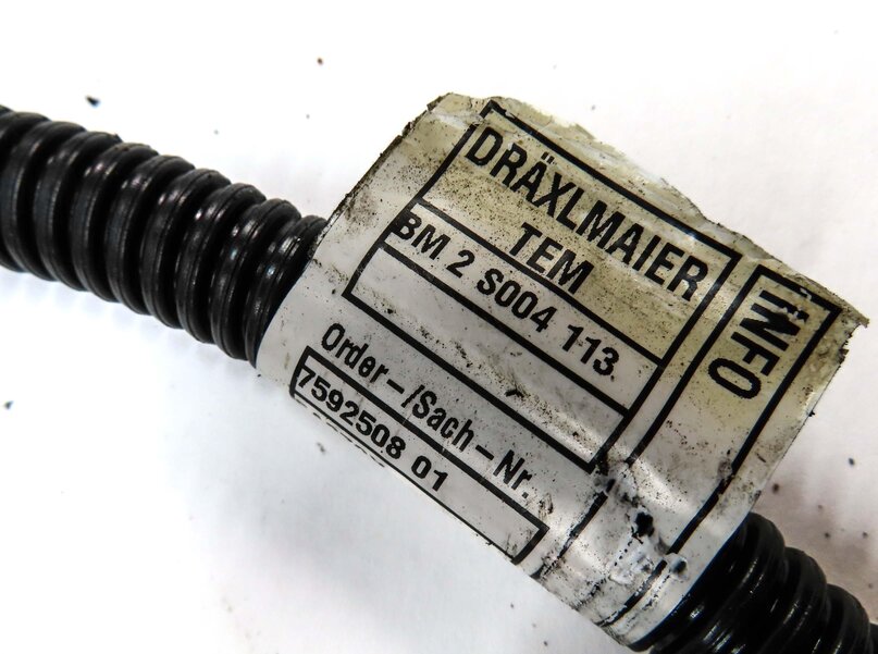 Thumbnail 6: 2011 BMW 535i SEDAN (F10) 3.0L TURBO N55 ENGINE WIRE WIRING HARNESS 7605076