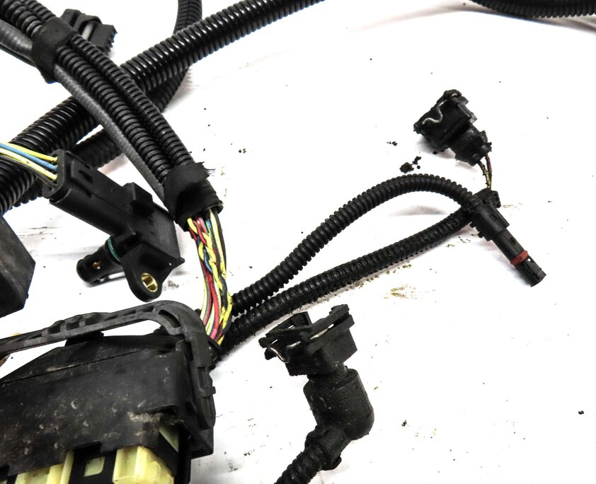 Thumbnail 8: 2011 BMW 535i SEDAN (F10) 3.0L TURBO N55 ENGINE WIRE WIRING HARNESS 7605076