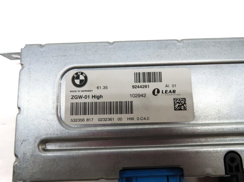 Thumbnail 4: 2011 BMW 535i SEDAN (F10) THEFT LOCKING CENTRAL GATEWAY CONTROL MODULE 9244261